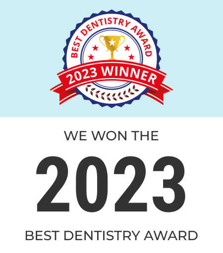 We won the 2022 Best Dentistry Award!